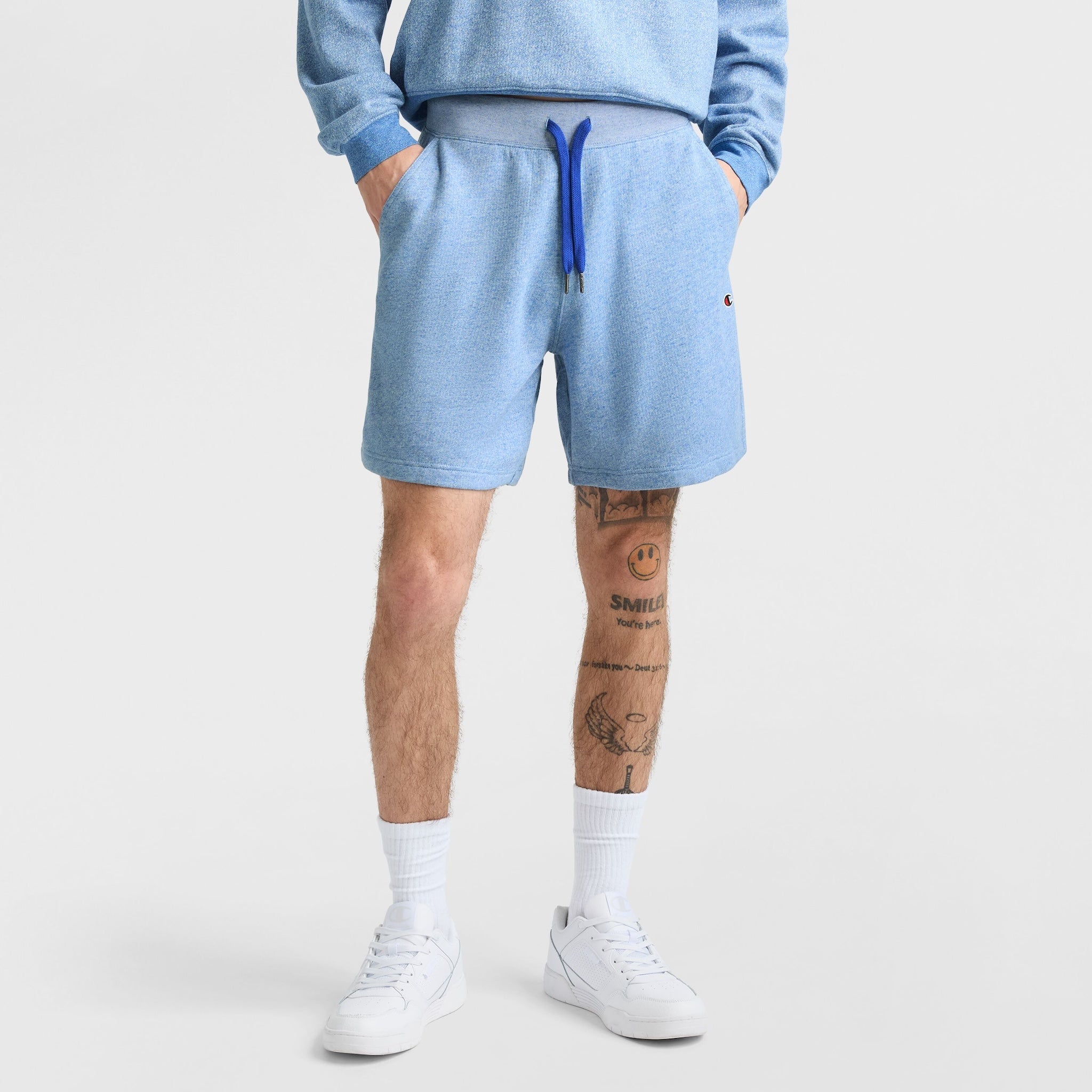 7 Yearbook Sweat Short. C Logo