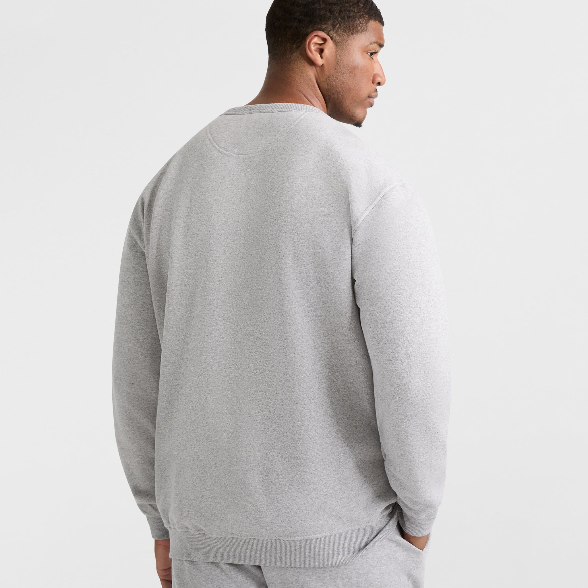 Powerblend Crewneck Sweatshirt. Script Logo - Big & Tall - Image 2