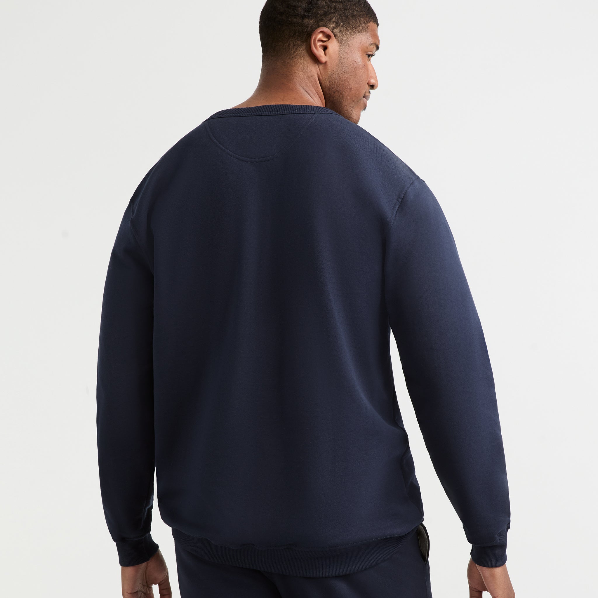 Powerblend Crewneck Sweatshirt. Script Logo - Big & Tall - Image 2