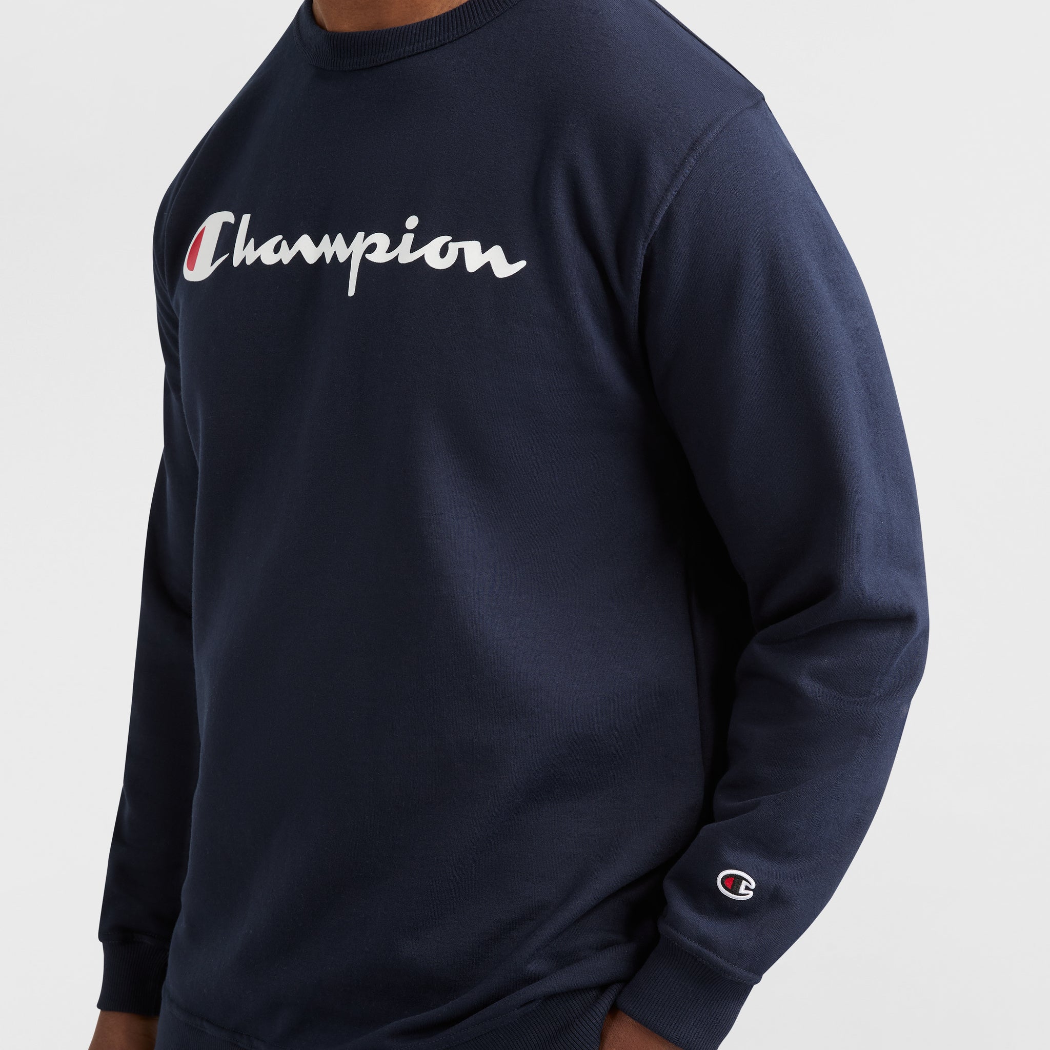 Powerblend Crewneck Sweatshirt. Script Logo - Big & Tall - Image 3