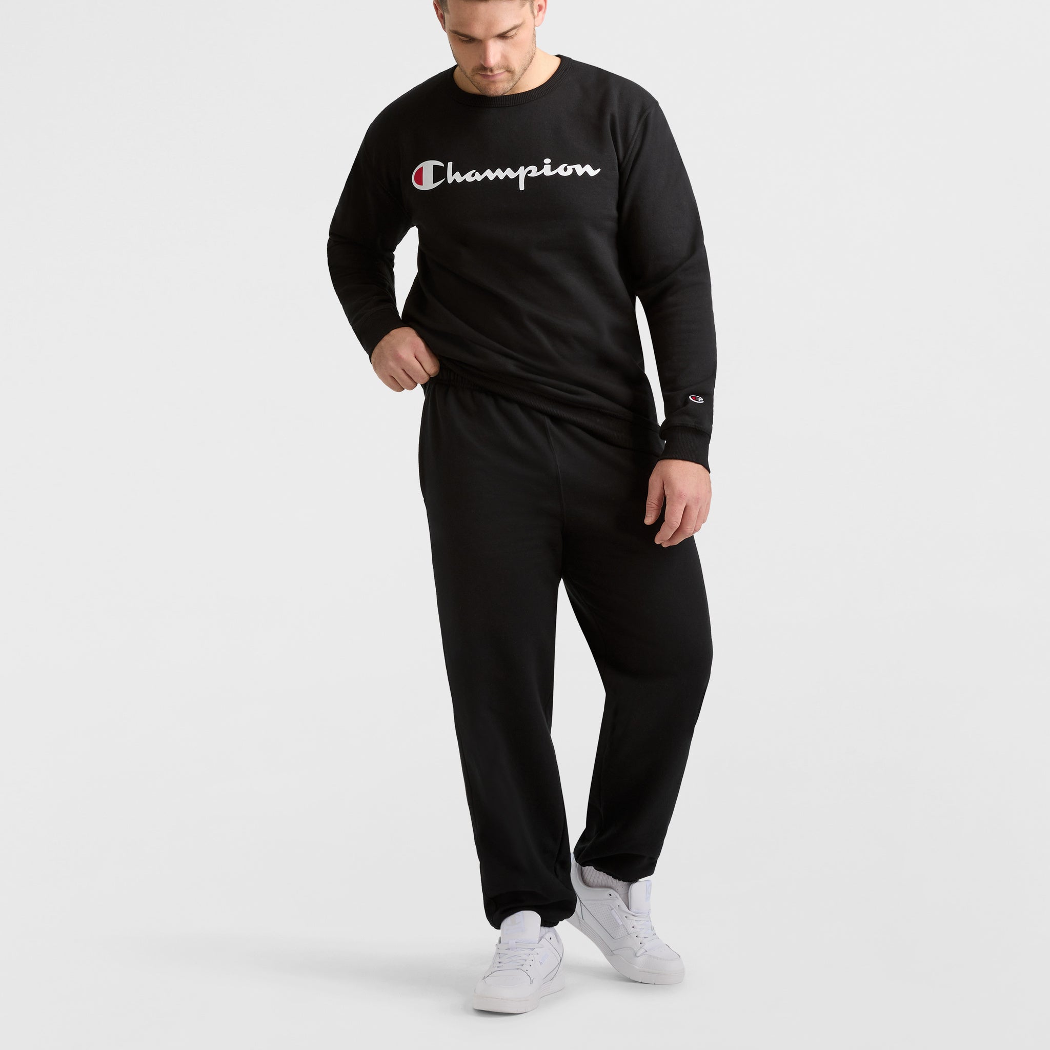 Powerblend Crewneck Sweatshirt. Script Logo - Big & Tall - Image 3