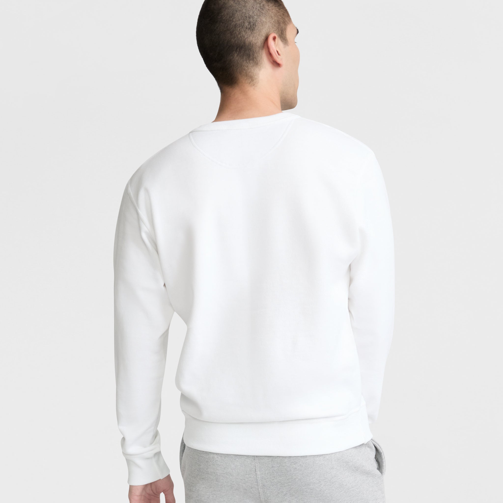 Powerblend Crewneck Sweatshirt. Classic Script Logo - Image 2