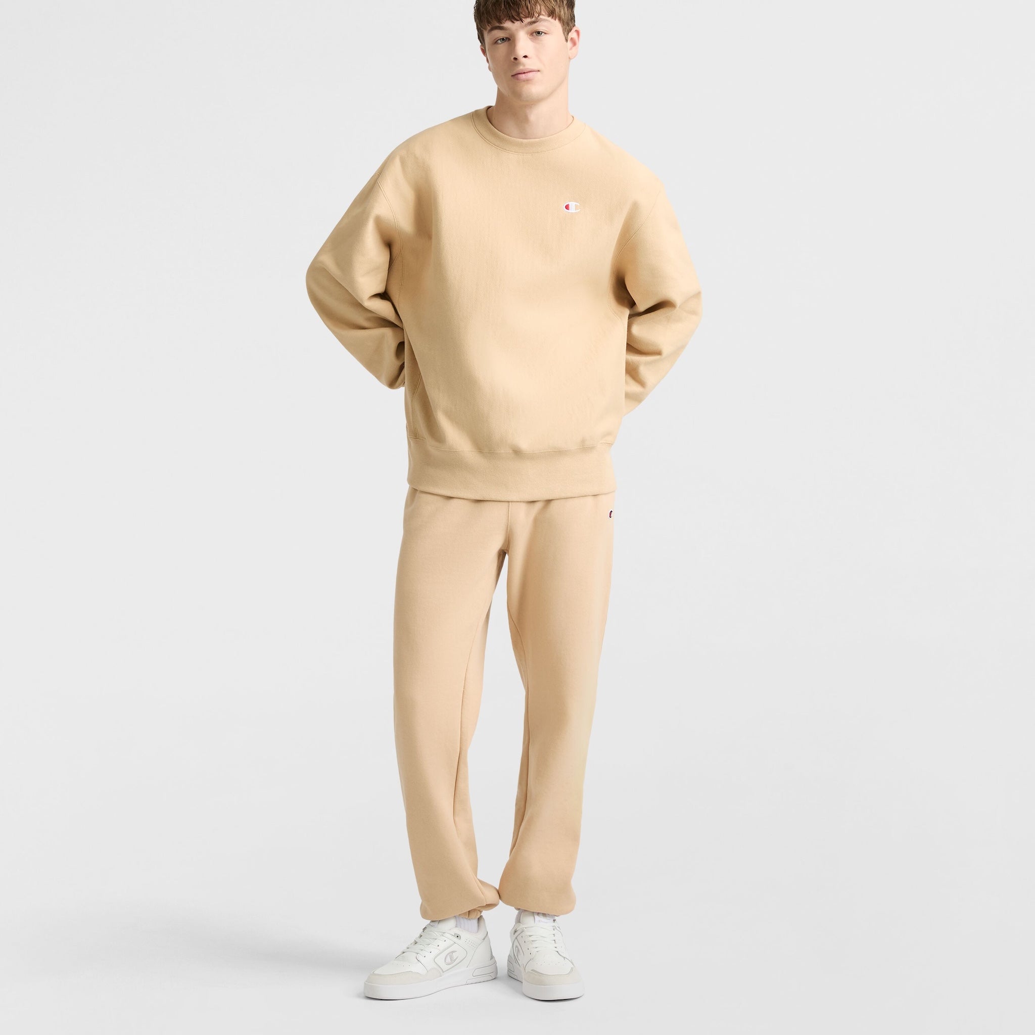 Reverse Weave Stadium Crewneck Sweatshirt. C Logo - Image 5