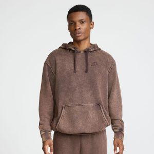 Time Capsule Hoodie. Left Chest C Champion Script Logo
