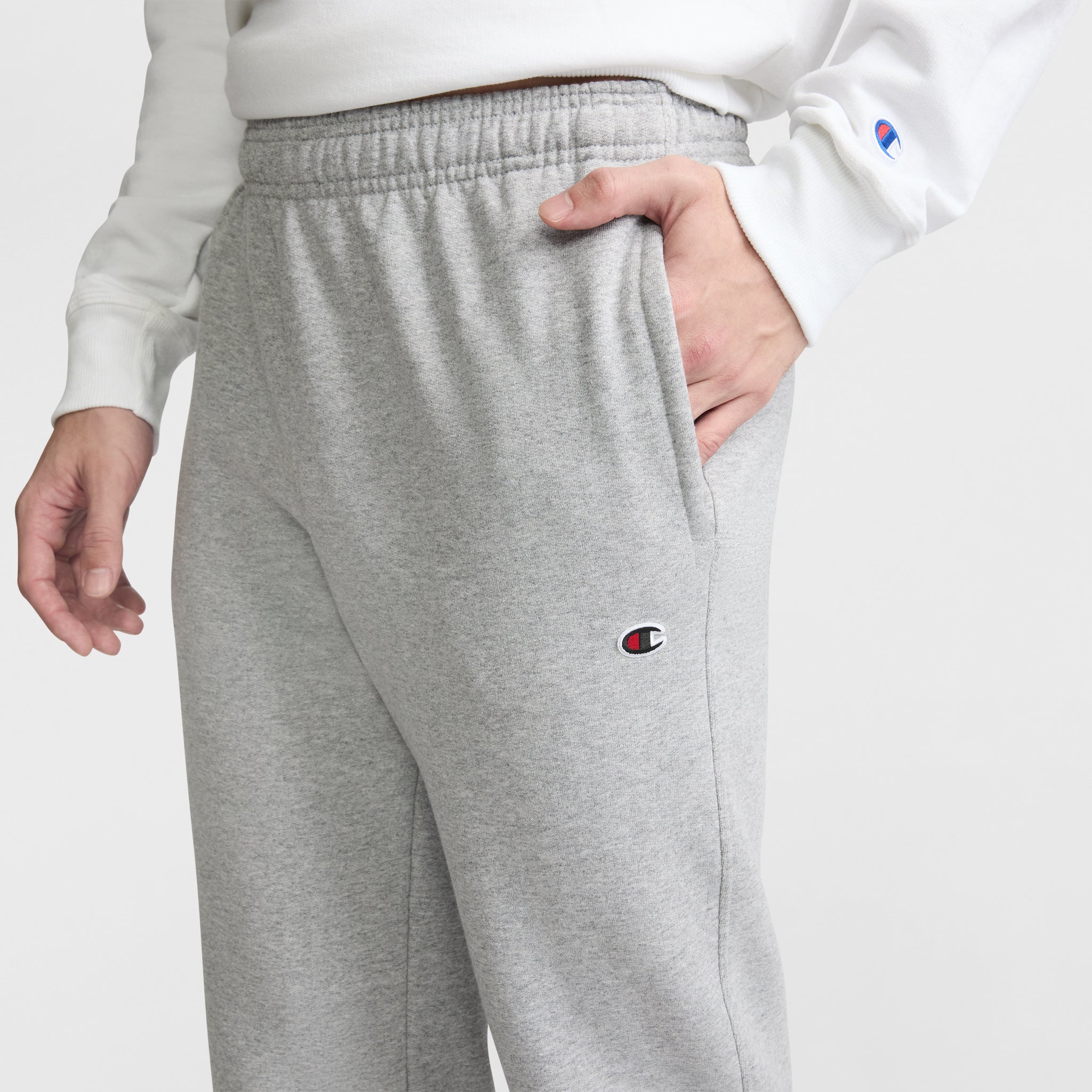 Powerblend Sweatpants. Relaxed Hem. C Logo - Image 4