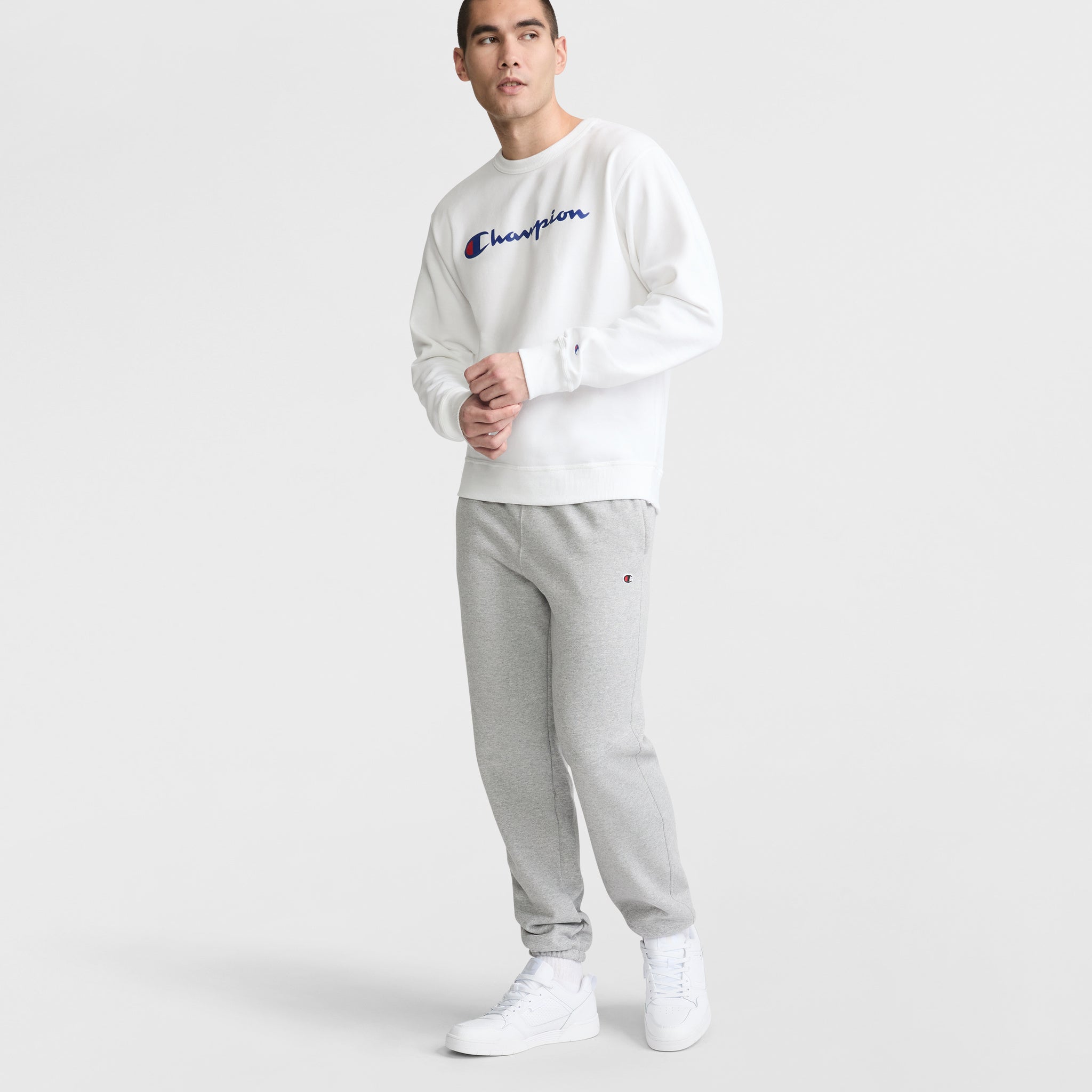 Powerblend Sweatpants. Relaxed Hem. C Logo - Image 2