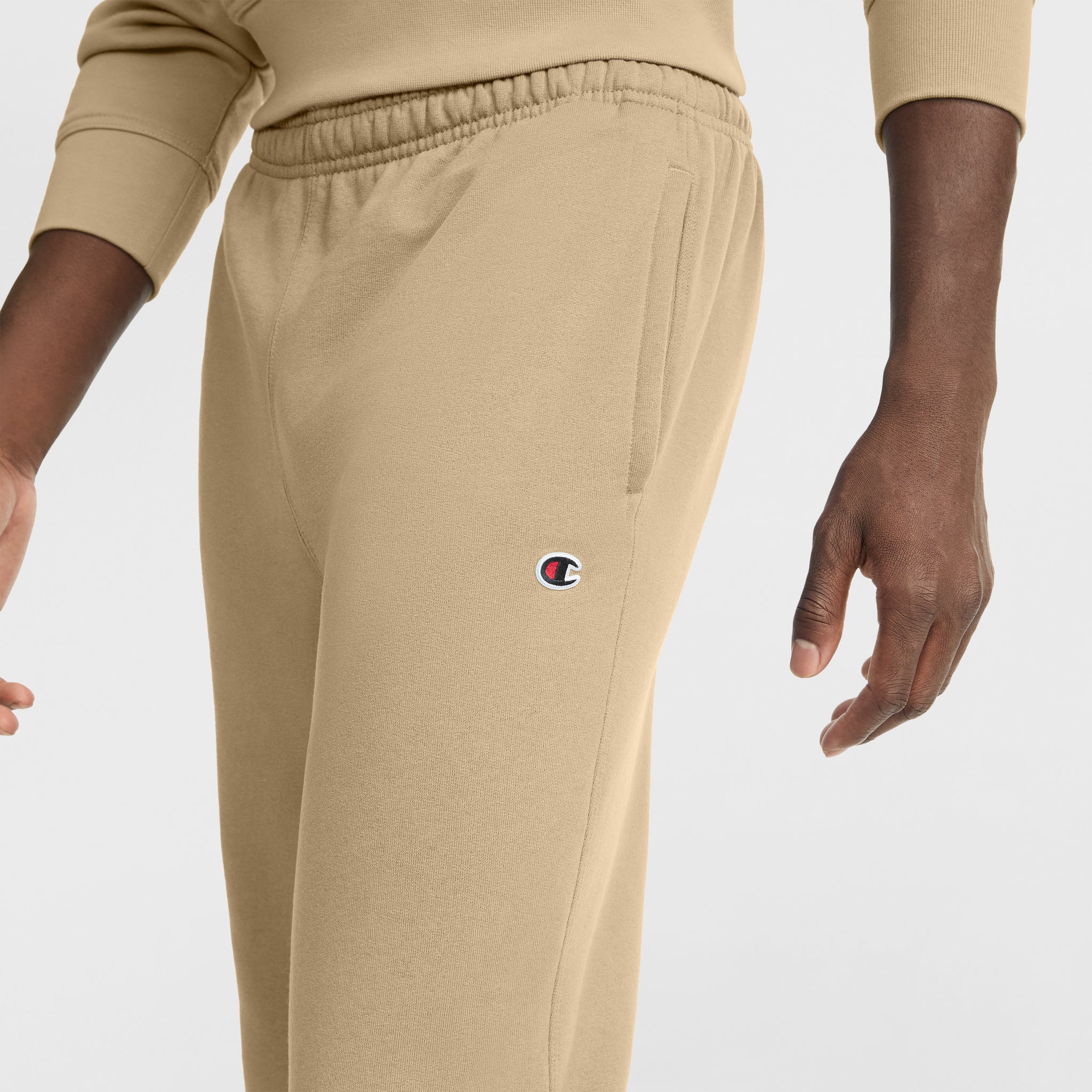 Powerblend Sweatpants. Relaxed Hem. C Logo - Image 7