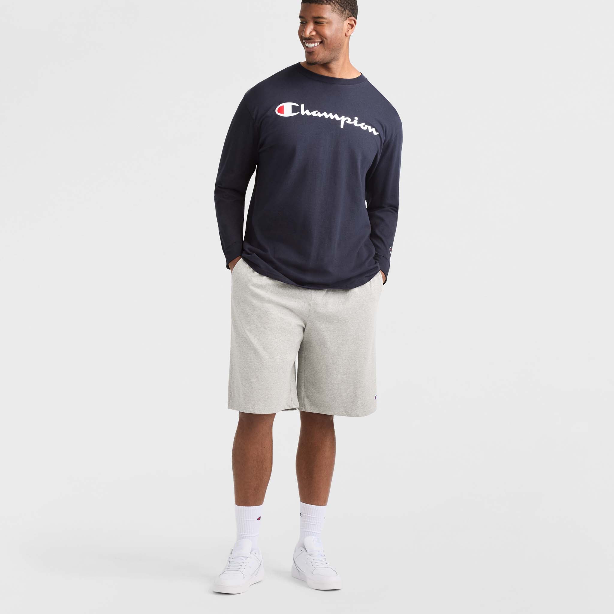Lightweight Lounge Shorts. C Patch Logo - Big & Tall - Image 4