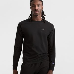 Classic Long Sleeve T-Shirt. Embroidered C Logo