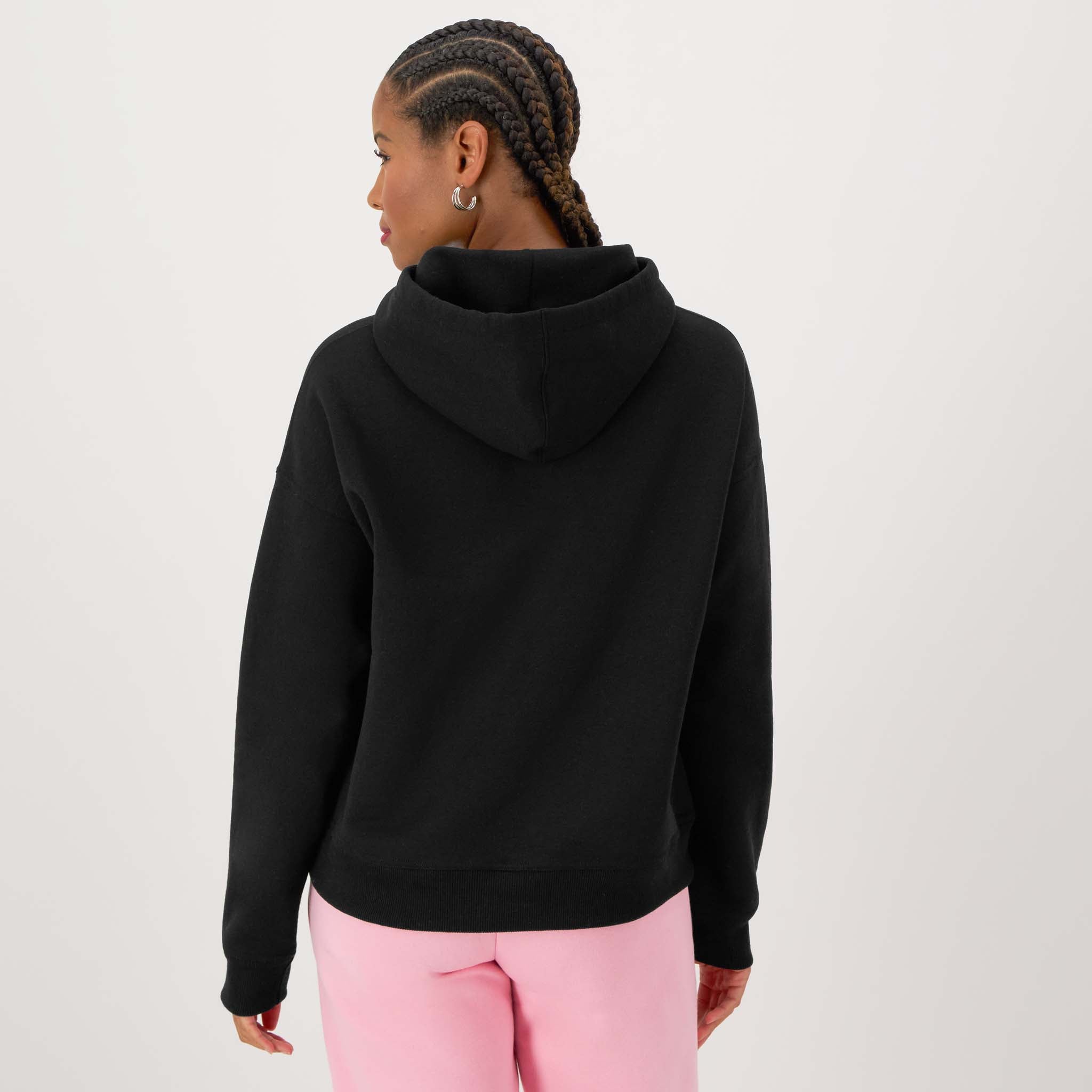 Powerblend Hoodie. Relaxed. Full Embroidered Script Logo - Image 3