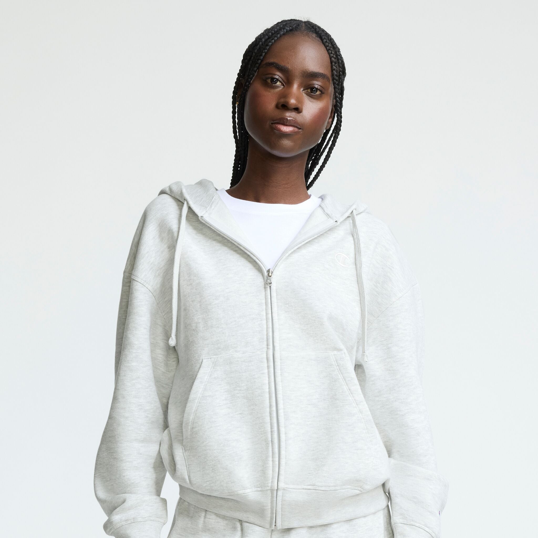 Powerblend Zip-Up Hoodie. C Logo