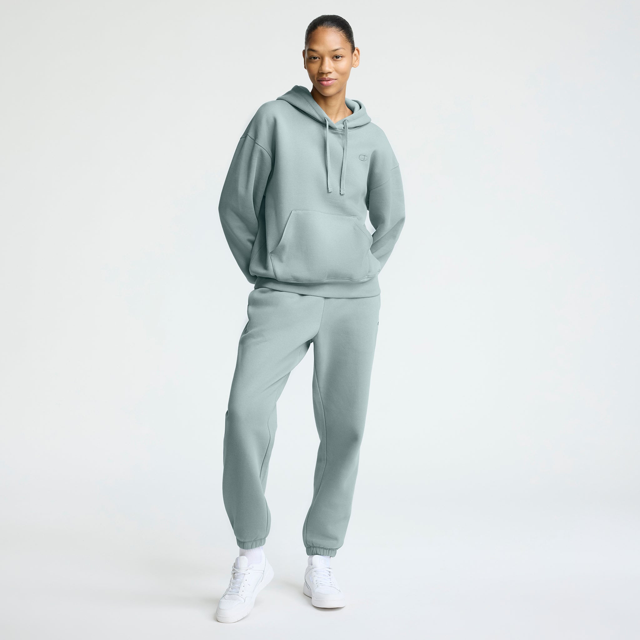 Small C Freshman Powerblend Hoodie - Image 4