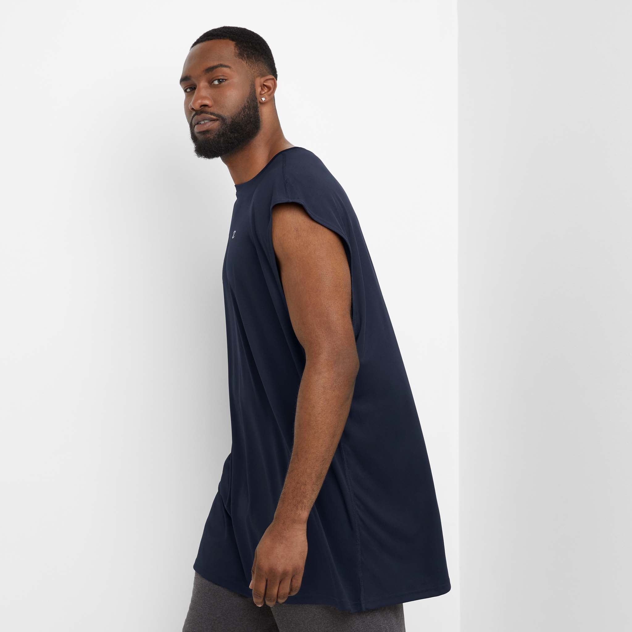 Muscle Tank. Moisture Wicking. C Logo - Big & Tall - Image 2